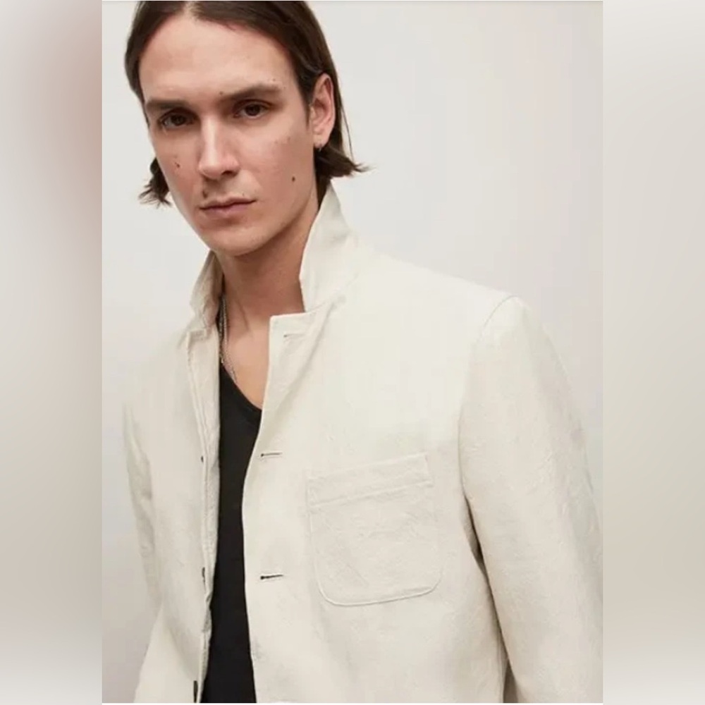 John Varvatos Collection Crinkle Texture Jacket size EU 56 USA 46.